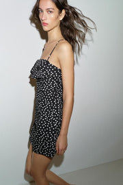Robe mini à pois