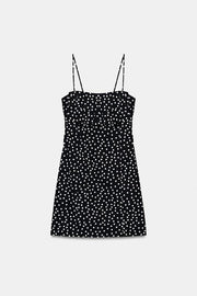 Robe mini à pois