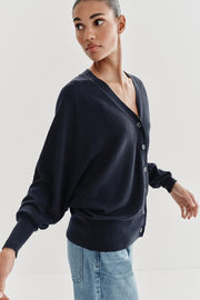 Veste en maille à manches chauve-souris