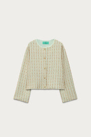 Veste en maille à perles Marisa Berenson x