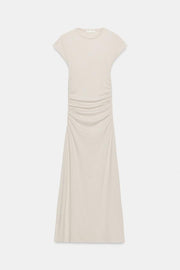 Robe midi drapée