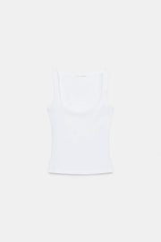 T-shirt en coton sans manches