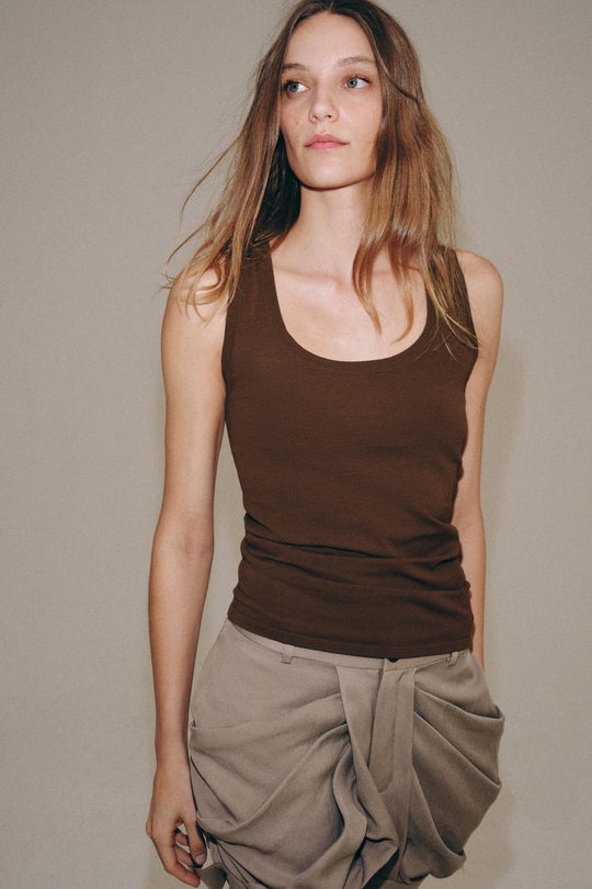 Top en maille ultrafine