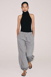 Pantalon bouffant à rayures ZW Collection