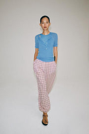 Pantalon bouffant à carreaux ZW Collection