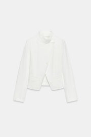 Veste croisée en ramie