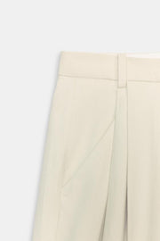 Pantalon à plis en lin ZW Collection