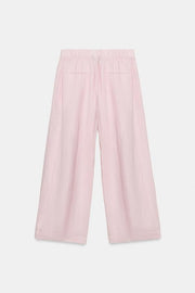 Pantalon coupe barrel 100 % lin ZW Collection