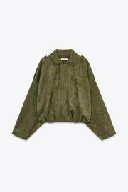 Veste effet suédine