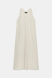 Robe midi texturée à volume