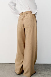 Pantalon droit avec ceinture