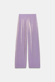 Pantalon paréo avec nœud effet brillant