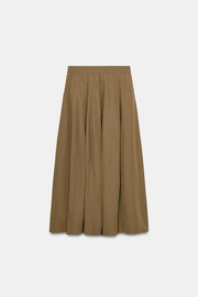 Jupe midi en nylon