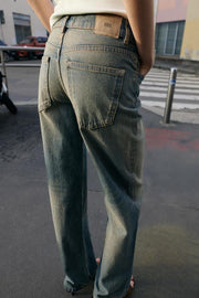 Jean Z1975 coupe droite ample, taille mi-haute