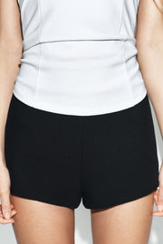 Short mini taille haute