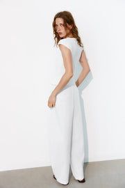 Pantalon coupe ballon à plis