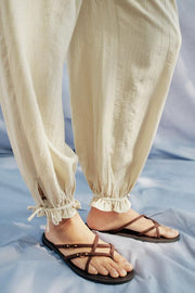 Pantalon bouffant à taille élastique