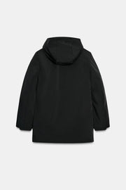 Veste matelassée à capuche, coupe-vent et déperlante