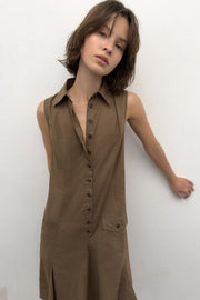 Robe midi chemise