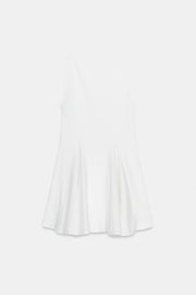 Robe contrastée godets