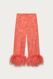 Pantalon à plumes Marisa Berenson x