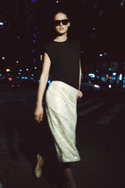 Jupe midi à sequins ZW Collection