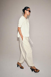 Pantalon bouffant à rayures ZW Collection