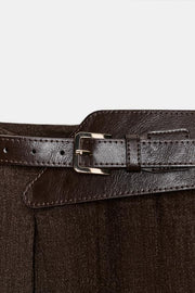 Jupe midi avec ceinture