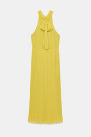 Robe midi plissée