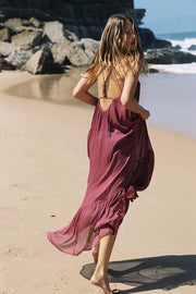 Robe fluide à perles