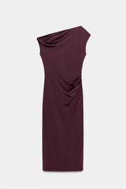Robe midi asymétrique