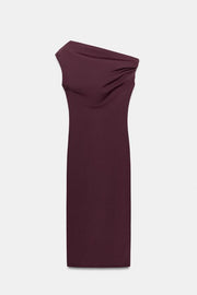 Robe midi asymétrique