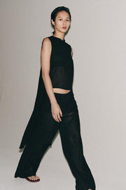 Pantalon droit fluide