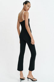 Legging évasé à nervure