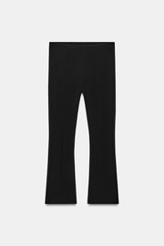 Legging évasé à nervure