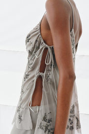 Top brodé à sequins
