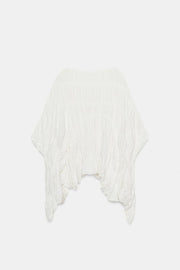 Top effet cape texturé