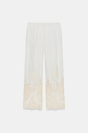 Pantalon style pyjama en dentelle ZW Collection
