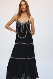 Robe longue brodée ZW Collection