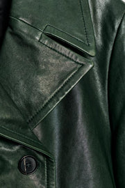 Blazer croisé en cuir ZW Collection Édition limitée