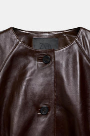 Veste en cuir ZW Collection Édition limitée