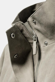Veste en cuir suédé ZW Collection Édition limitée