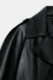 Blouson 100 % cuir ZW Collection Édition limitée