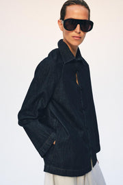 Veste en denim à brandebourgs ZW Collection