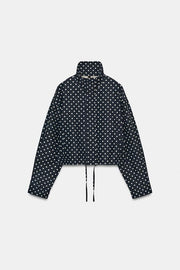 Veste bouffante à pois