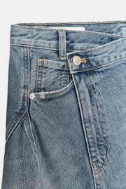 Jupe en denim TRF asymétrique