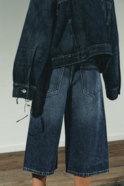 Jorts en denim TRF, taille mi-haute