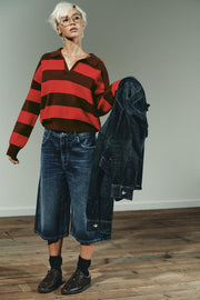Jorts en denim TRF, taille mi-haute