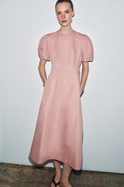 Robe midi en lin ZW Collection