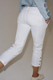 Jean ZW Collection capri taille mi-haute